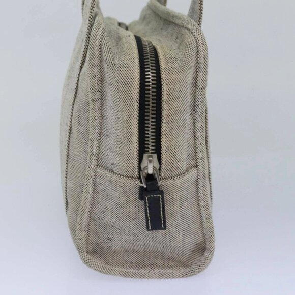 PRADA Hand Bag Canvas Gray Auth - Picture 5 of 16